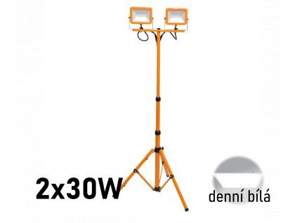 led reflektor se stativem trojnozka 2x30w RMLED 2x30W STJ ORA