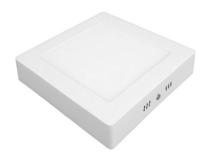 Bílý LED panel na strop 12W PS12 přisazený čtverec 166x166mm