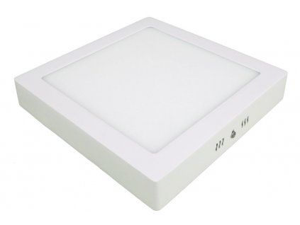 Bílý LED panel na strop 18W PS18 přisazený čtverec 220x220mm