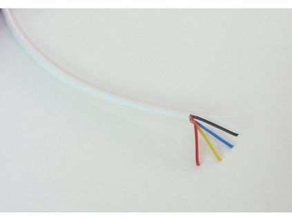 Kabel RGB kulatý 4x0,19