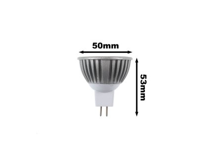 Barevná LED žárovka MR16