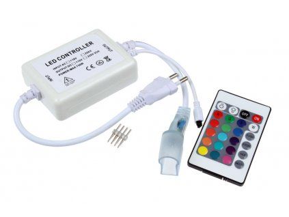 LED ovladač RGB 230V-IR24