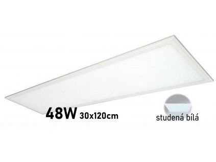levny kvalitni led panel 120x30 cm studena bila