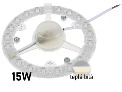 led modul 15W tepla bila nahrada klasicke zarovky