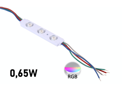 led modul pro osvetleni lightbox 0,65W RGB