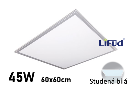 LED panel 60x60 cm studena stribrny LED GPL44 45 6000