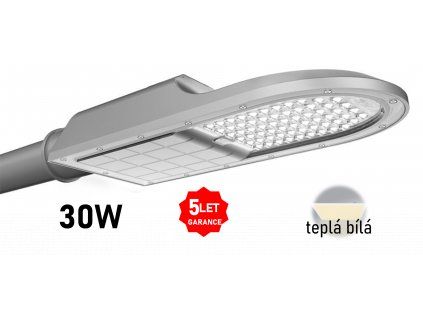 led verejne osvetleni tepla bila 30W etide b