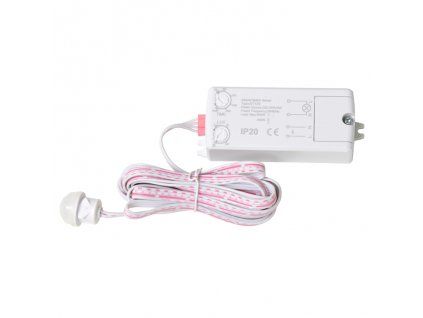 pohybový senzor PIR zápustný nábytkový na 230V  max. 500W pro LED zařízení EST129-BI