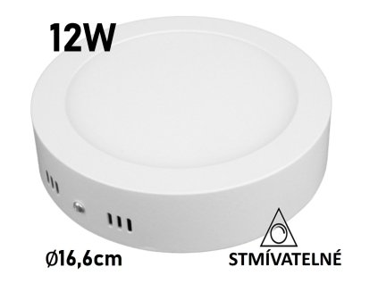 stmivatelny ledpanel prisazeny 12W web