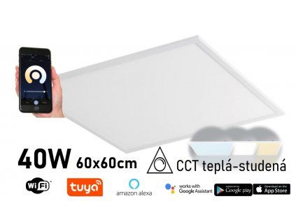 led panel smart tuya 60x60 vestavny cct stmivatelny 40w web