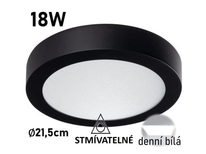 cerny stropni led panel stmivatelny 18W web
