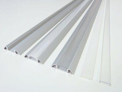 LED profil N10 čirý mléčný kryt maxlumen.cz