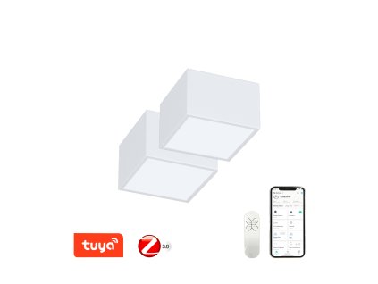 Immax NEO sada 2x CANTO Smart stropní svítidlo 15x15cm 12W bílé Zigbee 3.0 +DO