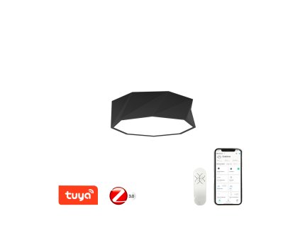 Immax NEO DIAMANTE Smart stropní svítidlo 40cm 31W černé Zigbee 3.0