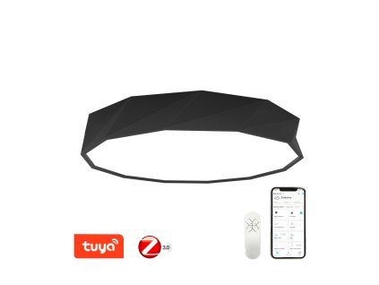 Immax NEO DIAMANTE Smart stropní svítidlo 80cm 60W černé Zigbee 3.0