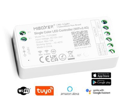wifi tuya prijimac ovladac pro jednobarevne led pasky chytry