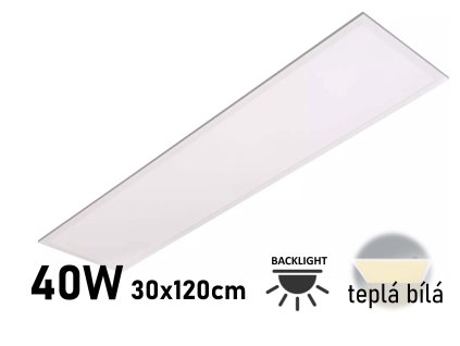 led panel do kazetového stropu 30x120 vrchni nasviceni