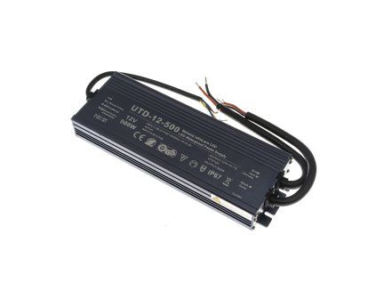 LED zdroj 12V 500W UTD-12-500 Záruka 5 let