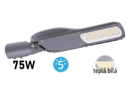 pulicni osvetleni led 75W tepla bila vom5 T led