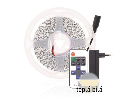 led pasek s tarafem 5m tepla bila