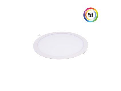 LED panel 24V 18W RGBCCT BÍLÝ kulatý 24KW18