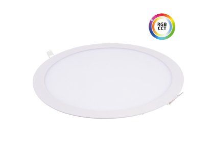 LED panel 24V 36W RGBCCT bílý kulatý 24KW36