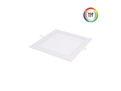 LED panel 24V 18W RGBCCT BÍLÝ čtverec 24HW18