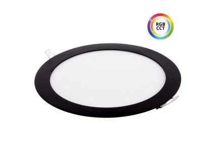 LED panel 24V 36W RGBCCT ČERNÝ kulatý 24KB36