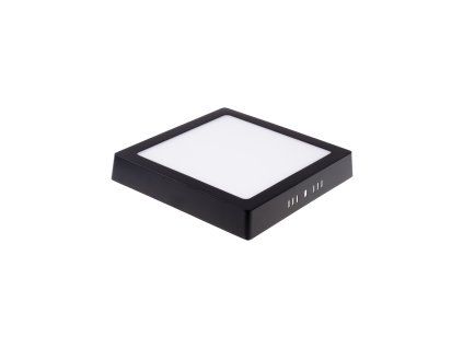 Černý stropní LED panel 12W BPS12 přisazený čtverec 170x170cm
