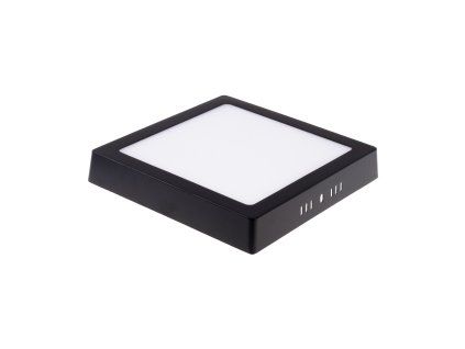 Černý stropní LED panel 18W BPS18  přisazený čtverec 175x175cm