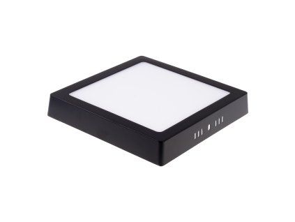Černý stropní LED panel 24W BPS24 přisazený čtverec 30x30cm