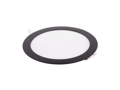 LED panel vestavný černý BLN18 vestavný 18W kulatý 225mm