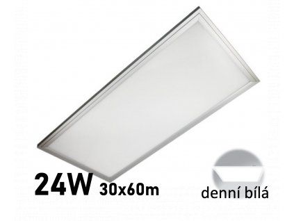 led panel 30x60 24W zeus stribrny