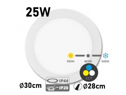 LEd panel do podhledu vestavny ecolite lada LED WSL CCT:25W:BI