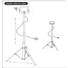 LED reflektor se stojanem RMLED 30W STJ ORA stojen 180cm