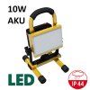 aku led reflektor 10w smd handy maxlumen
