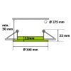 stnivatelny led panel 24w