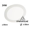 led panel stmivatelny kruh 24w