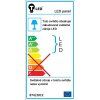 Bílý LED panel na strop 6W PS6 přisazený čtverec 115x115mm