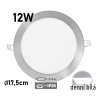 kulaty led panel vestavny chrom 12W ecolite
