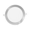 LED panel  CHROM LADA 12W DENNÍ BÍLÁ kruh vestavný IP44 / 20 ECOLITE LED-WSL-12W/41/CHR