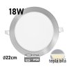 chrom led panel kruh vestavny do sadrokartonu podhledovy ecolite