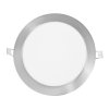 LED panel IP44 / 20  CHROM LADA 18W TEPLÁ BÍLÁ kruh vestavný ECOLITE LED-WSL-18W/27/CHR