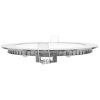 LED panel IP44/20 CHROM LADA 25W TEPLÁ BÍLÁ kruh vestavný ECOLITE  LED-WSL-25W/27/CHR