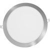 LED panel IP44/20 CHROM LADA 25W TEPLÁ BÍLÁ kruh vestavný ECOLITE  LED-WSL-25W/27/CHR