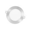 LED panel  CHROM LADA 6W DENNÍ BÍLÁ vestavný kruh IP44/20 ECOLITE LED-WSL-6W/41/CHR