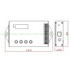Programovatelný ovladač USB 5CH 20A pro LED