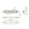 LED modul 0,72W 743-160-12V STUDENÁ BÍLÁ
