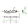 LED modul 0,72W 743-160-12V TEPLÁ BÍLÁ