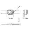 LED modul 0,72W 3725-170-12V TEPLÁ BÍLÁ